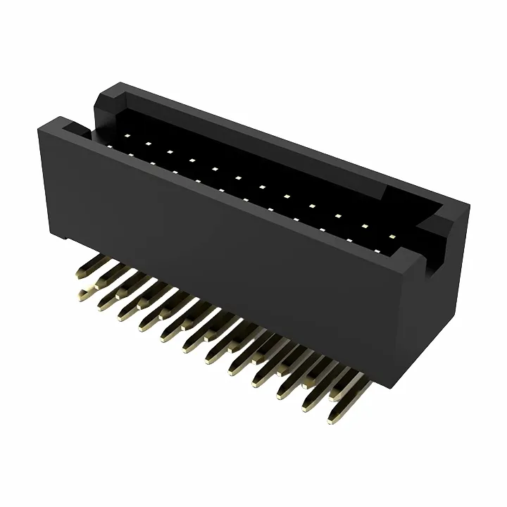 Intestazione da 1,27 mm in scatola maschio a doppia riga SMT