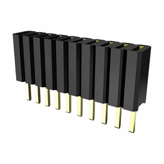 1,27x2,54 mm di immersione con doppia riga femminile