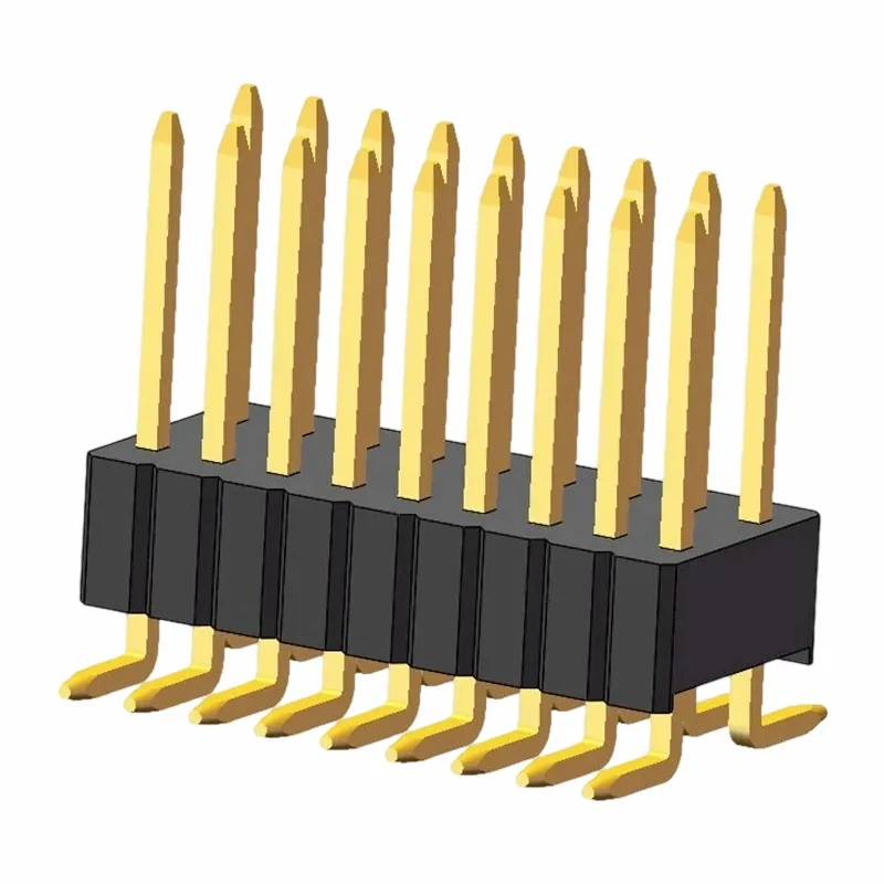 1,27x2,54 mm Intestazione del perno doppia riga SMT3