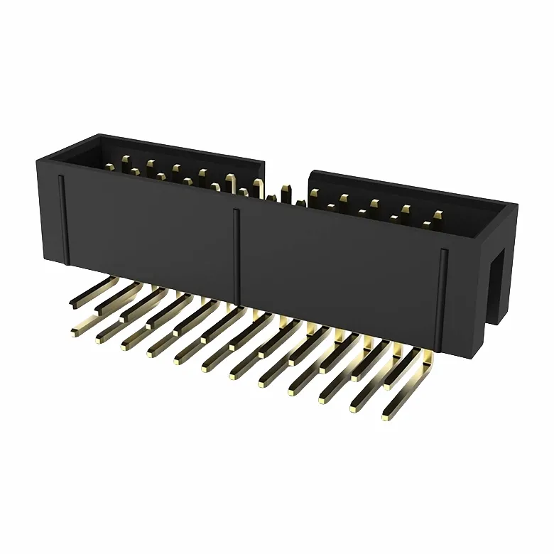 Impunta angolare a doppia riga da 2,54 mm in scatola