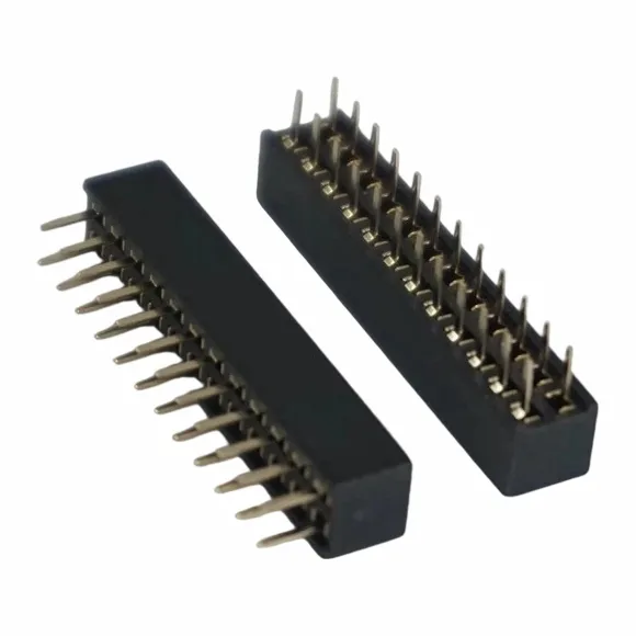 2,54 mm Intestazione femmina doppia fila dritta U Tipo